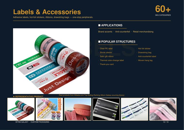 Labels and accessories