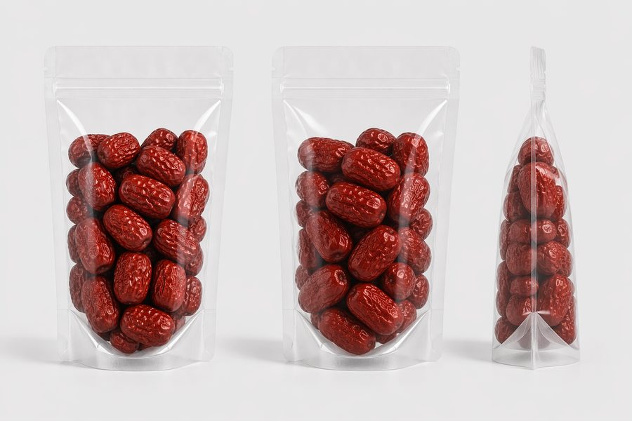 Reinforced clear PET stand-up pouch